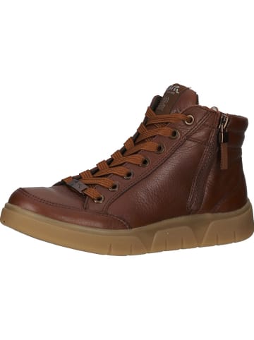 Ara Shoes Skórzane sneakersy w kolorze brązowym