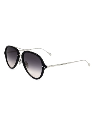 Isabel Marant Damskie okulary przeciwsłoneczne w kolorze srebrno-czarno-szarym