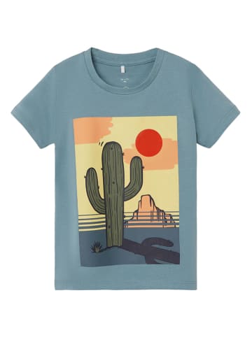 name it Shirt "Hep" lichtblauw