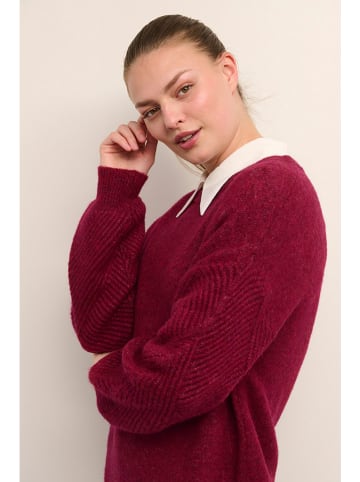 Cream Jurk rood