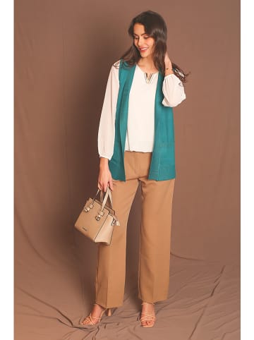 ASSUILI Kasjmieren gilet turquoise