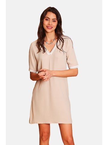ASSUILI Kleid in Beige