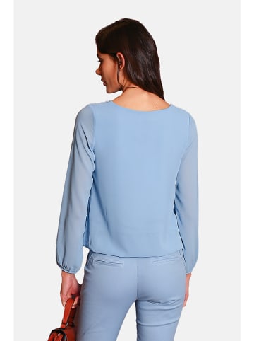 ASSUILI Bluse in Hellblau
