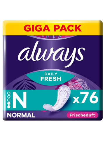 always Slipeinlagen "Daily Fresh - Normal", 76 Stück