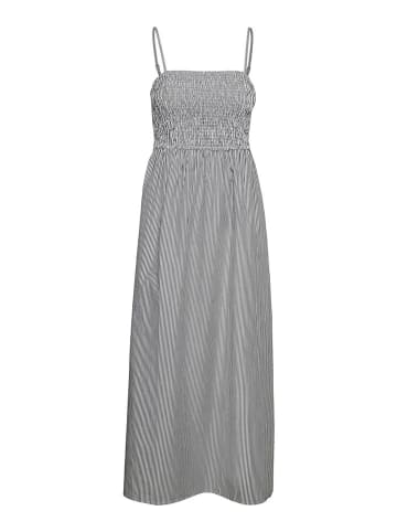 Vero Moda Kleid "Cora" in Grau/ Weiß
