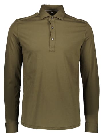 OLYMP Koszulka polo - Body fit - w kolorze khaki