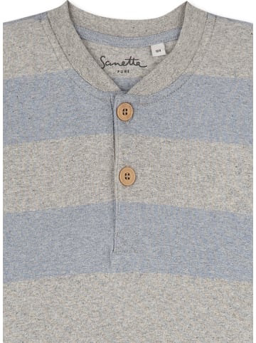 Sanetta Kidswear Shirt in Grau/ Blau