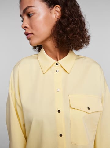 Pieces Koszula w kolorze żółtym