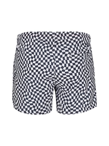 Skiny Zwemshort donkerblauw/wit