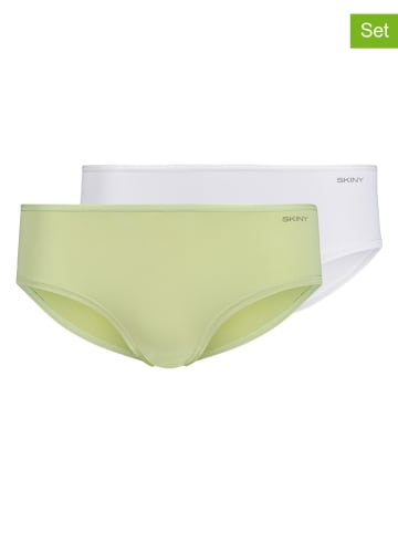 Skiny 2-delige set: hipsters groen/wit