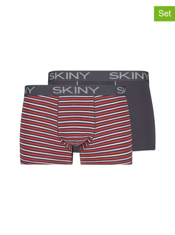 Skiny 2-delige set: boxershorts zwart/rood