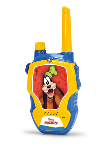 Disney Mickey Mouse 2-delige set: walkie talkies "Mickey" blauw/geel - (H)16 cm - vanaf 4 jaar