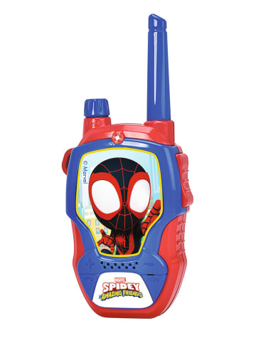 Spiderman 2-delige set: walkie talkies "Spidey" blauw/rood - (H)16 cm - vanaf 4 jaar