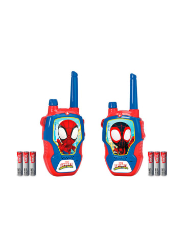Spiderman 2er-Set: Walkie Talkie "Spidey" in Blau/ Rot - (H)16 cm - ab 4 Jahren