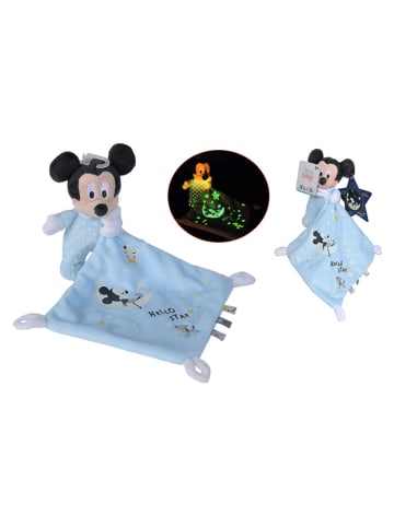Disney Mickey Mouse Schmusetuch "Mickey" in Hellblau - (L)35 cm
