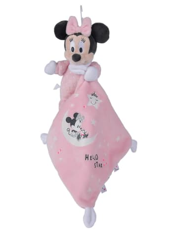 Disney Minnie Mouse Chusta-przytulanka "Minnie" w kolorze jasnoróżowym - dł. 35 cm