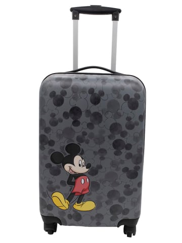 Disney Mickey Mouse Hardcase-Trolley in Grau - (B)35 x (H)59 x (T)21 cm