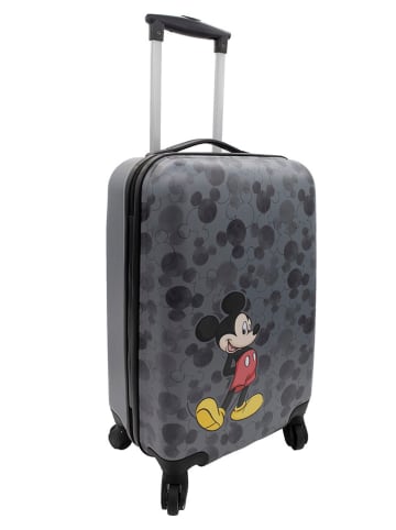 Disney Mickey Mouse Hardcase-Trolley in Grau - (B)35 x (H)59 x (T)21 cm