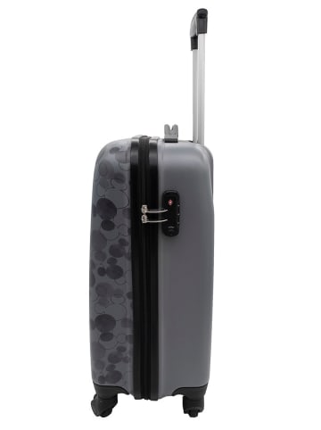 Disney Mickey Mouse Hardcase-Trolley in Grau - (B)35 x (H)59 x (T)21 cm