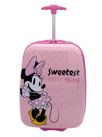 Disney Minnie Mouse Hardcase-Trolley in Pink - (B)33 x (H)44 x (T)20 cm