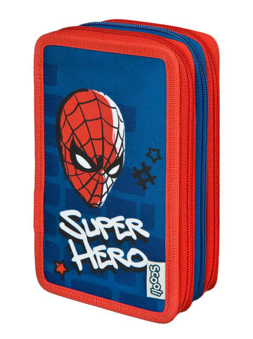Disney Gefülltes Federmäppchen "Spider-Man" in Schwarz/ Rot - (B)12 x (H)19 x (T)7 cm
