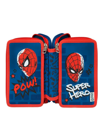 Disney Gefülltes Federmäppchen "Spider-Man" in Schwarz/ Rot - (B)12 x (H)19 x (T)7 cm
