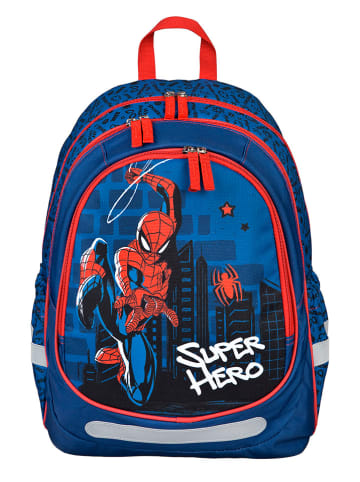 Disney Schulrucksack in Blau/ Rot - (B)31 x (H)43 x (T)19 cm