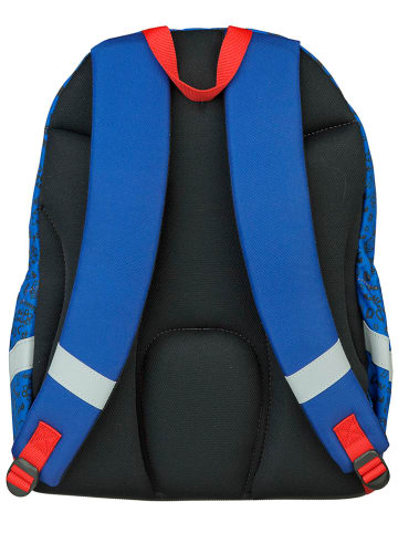 Disney Schulrucksack in Blau/ Rot - (B)31 x (H)43 x (T)19 cm