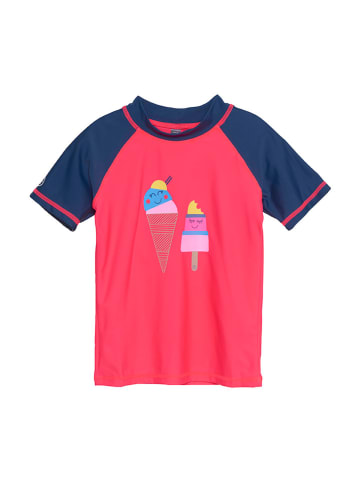 Color Kids Zwemshirt roze/donkerblauw