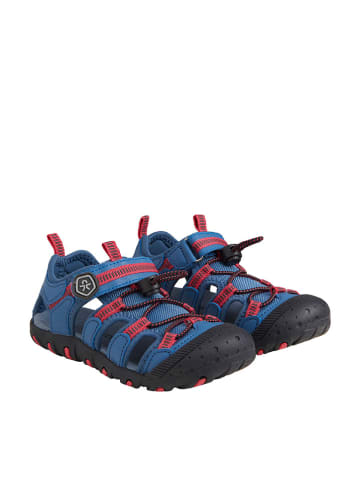 Color Kids Sandały trekkingowe w kolorze czarno-niebiesko-czerwonym