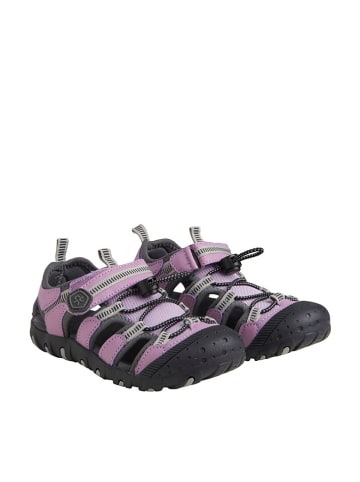 Color Kids Trekkingsandalen in Lila/ Schwarz