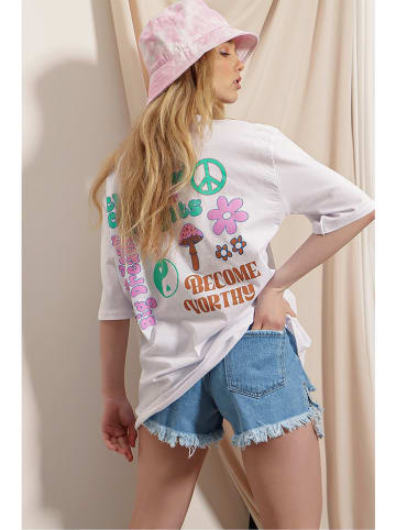 Lycalia Shirt crème/wit