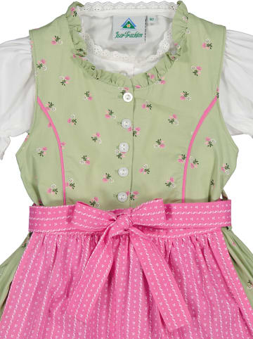 Isartrachten Dirndl groen/roze