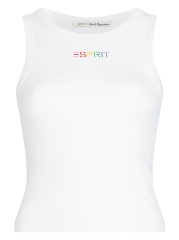ESPRIT Top w kolorze białym