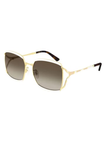 Gucci Damen-Sonnenbrille in Gold/ Braun