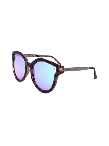 Guess Damen-Sonnenbrille in Braun/ Hellblau