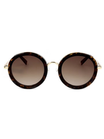 Guess Damen-Sonnenbrille in Braun/ Gold