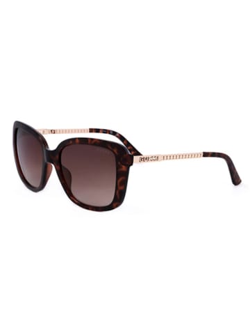 Guess Damen-Sonnenbrille in Braun/ Gold