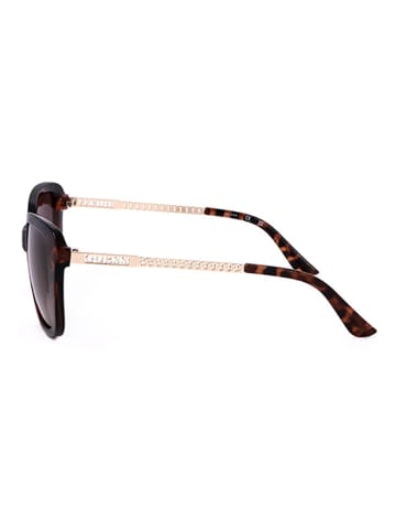 Guess Damen-Sonnenbrille in Braun/ Gold