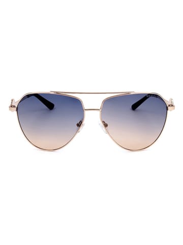 Guess Damskie okulary przeciwsłoneczne w kolorze złotym