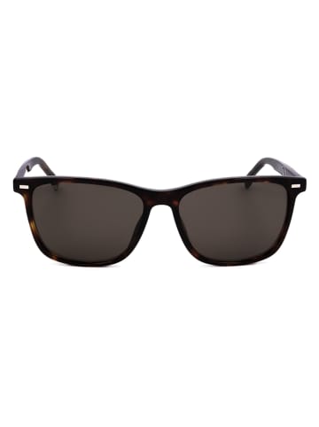 Hugo Boss Męskie okulary przeciwsłoneczne w kolorze brązowo-czarnym