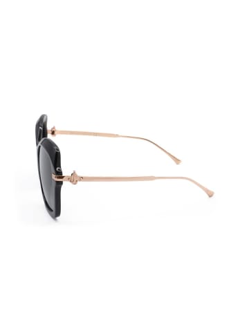 Jimmy Choo Damskie okulary przeciwsłoneczne w kolorze złoto-czarno-granatowym