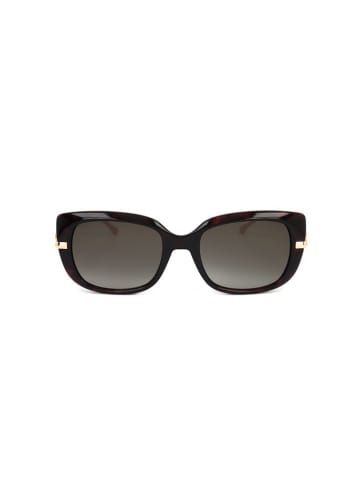 Jimmy Choo Damskie okulary przeciwsłoneczne w kolorze czarno-złotym