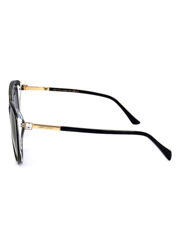 Jimmy Choo Damen-Sonnenbrille in Schwarz/ Grau