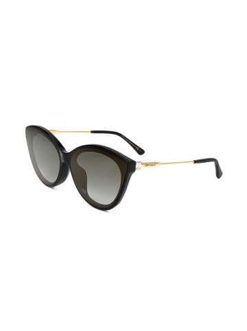 Jimmy Choo Damskie okulary przeciwsłoneczne w kolorze złoto-brązowo-szarym