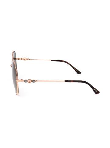 Jimmy Choo Damen-Sonnenbrille in Braun/ Gold