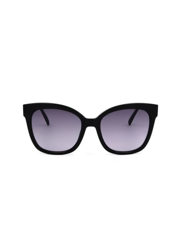 Karen Millen Damen-Sonnenbrille in Schwarz/ Dunkelblau