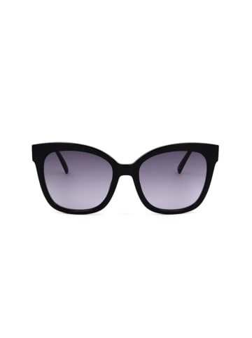 Karen Millen Damskie okulary przeciwsłoneczne w kolorze czarno-granatowym