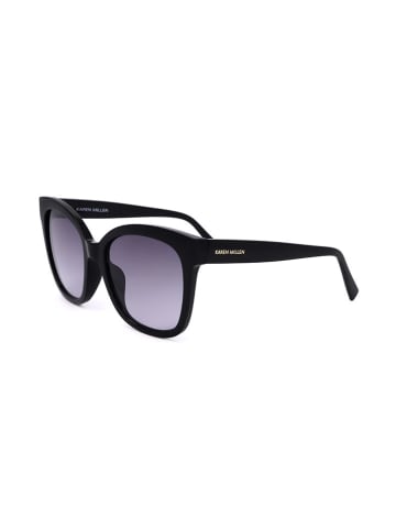 Karen Millen Damen-Sonnenbrille in Schwarz/ Dunkelblau