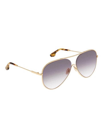 Victoria Beckham Damskie okulary przeciwsłoneczne w kolorze złoto-fioletowym